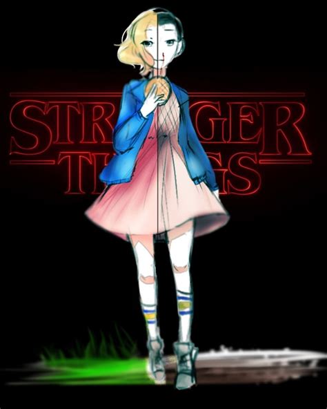 Ilustra Es Que Mostram Como Stranger Things Seria Se Fosse Um Anime