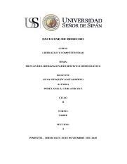 PAF Liderazgo Y Competitividad Docx FACULTAD DE DERECHO CURSO