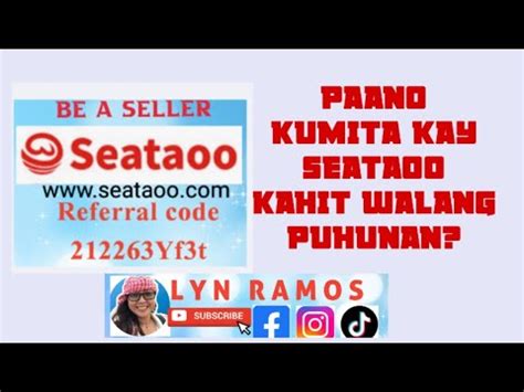 Paano Kumita Kay Seataoo Kahit Walang Puhunan Seataooph YouTube