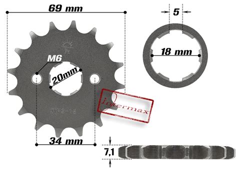 ZĘBATKA JT PRZÓD TYŁ JUNAK 123 125ccm 428 16 38 ZĘBÓW KOMPLET