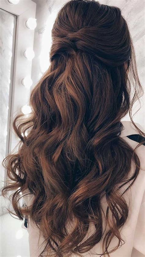 43 Gorgeous Half Up Half Down Hairstyles Long Hair Styles Hair Styles Down Hairstyles