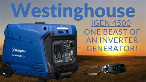 Westinghouse Igen Watt Super Quiet Inverter Generator Review And