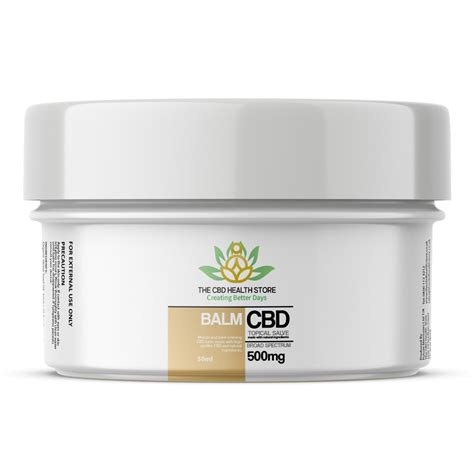 Cbd Balm 500mg The Cbd Health Store