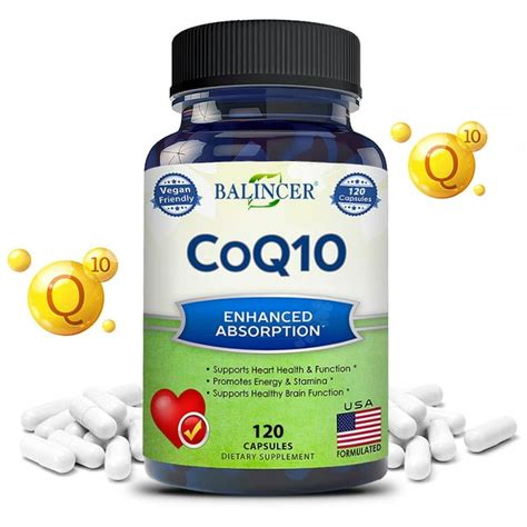 Coq10 400mg Max Strength 30 60 120 Capsules High Absorption Vegan Coenzyme Q10 Powder