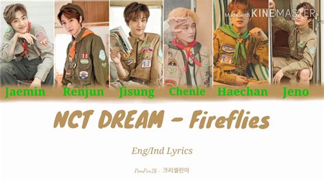 Nct Dream Fireflies Engindo Lyrics Youtube