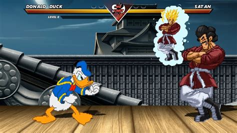 Donald Duck Vs Mr Satan Highest Level Incredible Epic Fight Youtube