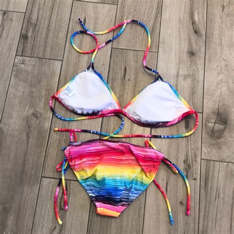 Venus Swim Venus Rainbow Bikini Bottoms Poshmark