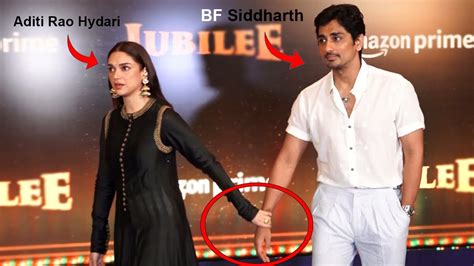 Aditi Rao Hydari With Boyfriend Siddharth Suryanarayan Hand In Hand At