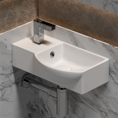Раковина подвесная Ceramica Nova Element CN6039R 40x22 (белый), без ...