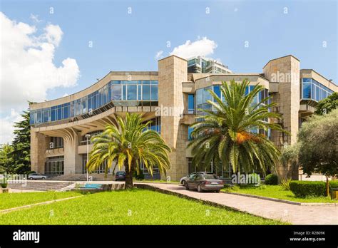 Tirana, Albania- 01 July 2014: Polytechnic University of Tirana, public university. Tirana is ...