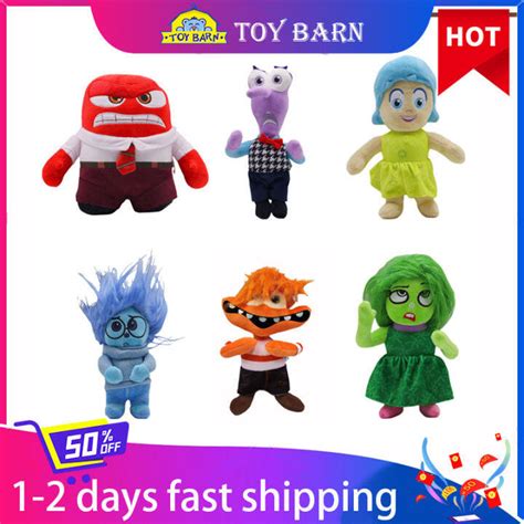 Inside Out 2 Plush Dolls Inside Out Plush Toy Cute Cartoon Plushie Doll ...