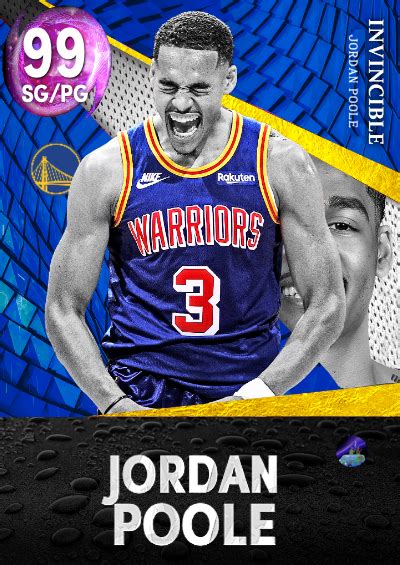 NBA 2K22 2KDB Custom Card Invincible Jordan Poole