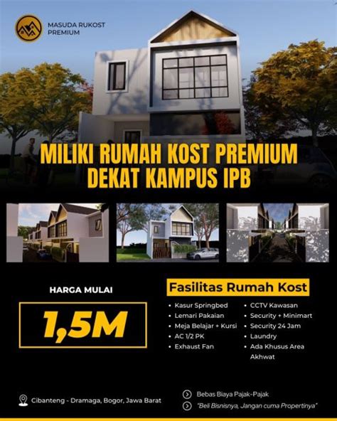 Rumah Kos 10 Kamar Dijual Di Cibanteng Dramaga IPB Investasi Bogor SHM