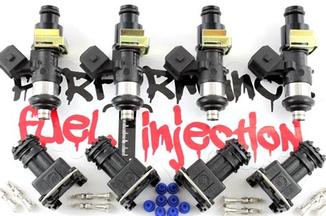 4 NEW 1500cc BOSCH EV14 Fuel Injectors 2002 2014 Subaru Impreza WRX