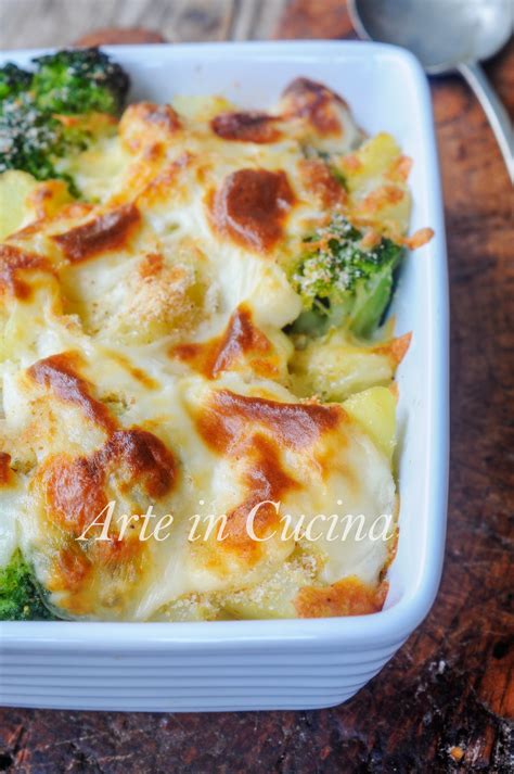 Broccoli Con Patate Gratinati Al Forno Ricetta Facile