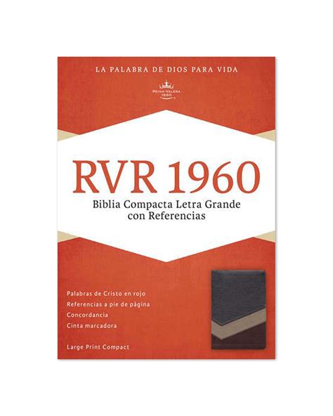 BIBLIA COMPACTA LETRA GRANDE CON REFERENCIAS Armónica Librería