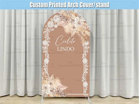 Cielito Lindo Baby Shower Arch Backdrop Cover Stand Boho Baby Girl