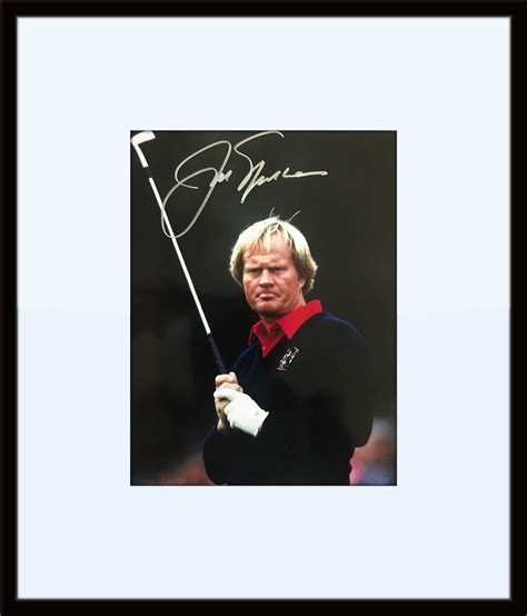 Framed Jack Nicklaus Authentic Autograph with Certificate of ...