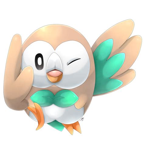 Rowlet By Shinyhunterf On Deviantart