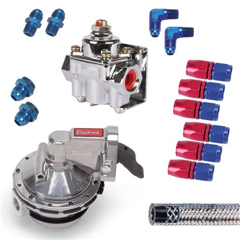 Edelbrock 1711 Victor Series 130 Gph Fuel Pumpsupply Kit8ansbc