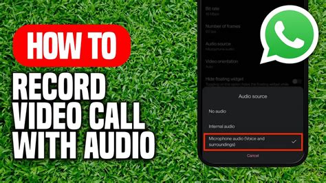 How To Record Whatsapp Video Call With Audio Easy Youtube