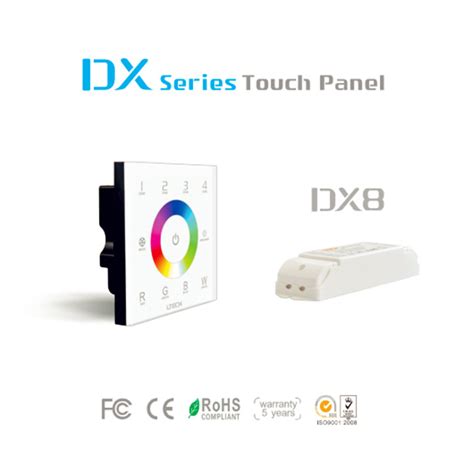 Ltech Dx Zones Controller Rgbw Touch Panel Rf G Dmx Output