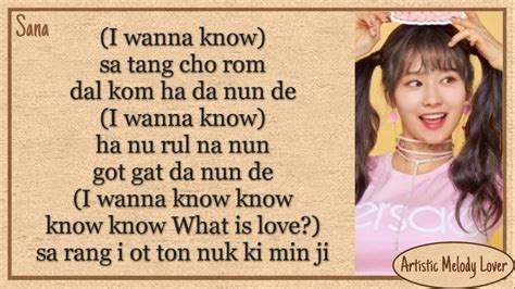 Twice What Is Love Easy Lyrics Youtube