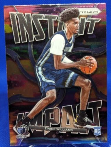 Panini Prizm Ziaire Williams Rc Instant Impact Memphis