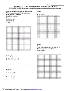 Fillable Online Web Cerritos Math Test Doc Fax Email Print Pdffiller