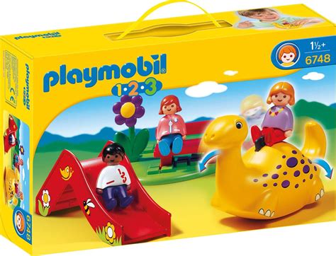 Playmobil 1.2.3 6748 Playground : Amazon.co.uk: Toys & Games