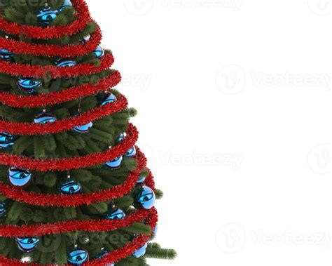 Christmas Tree Isolated On Background 3d Rendering Illustration 35897470 Png