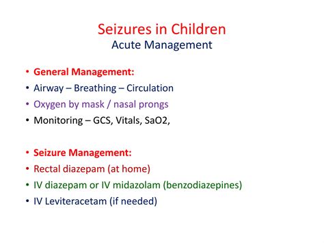 Seizures in children 2021 | PPT