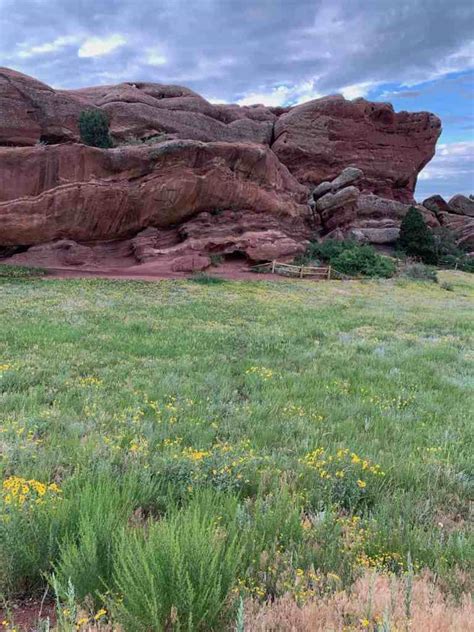 Red Rocks Denver Sunrise And Hiking Mile Marker Memories