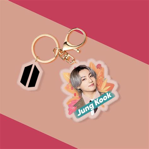 Buy Draggmepartty Kpop Bts Acrylic Keychain Jin Rm Jhope Suga V Jungkook Jimin Pendant Keyring