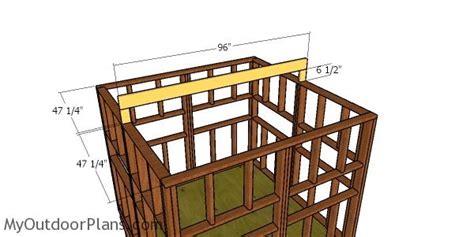 Elevated 8x8 Deer Stand Roof Plans | MyOutdoorPlans | Free Woodworking ...