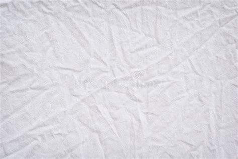 White Fabric Texture Wrinkled Texture Soft Focus Clean White Fabric