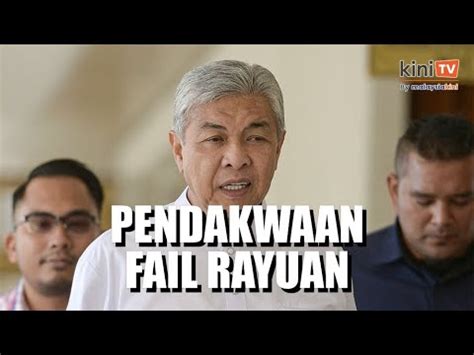 Zahid Bebas Kes VLN Pendakwaan Fail Petisyen Rayuan YouTube