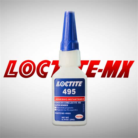 LOCTITE 495 Adhesivo Instantáneo Super Bonder 20gr Loctite mx