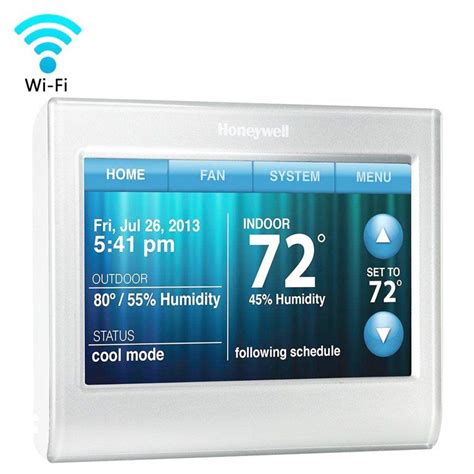 Honeywell Th9320wf5003 Wifi 9000 Color Touchscreen Thermostat Works