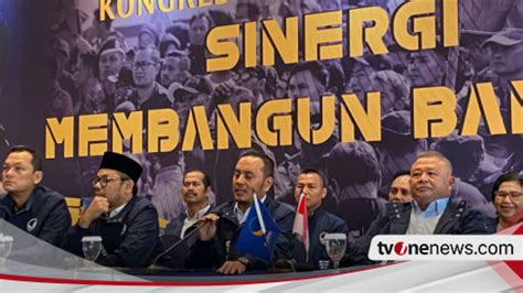 Partai NasDem Ungkap Alasan Undang Jokowi Dan Prabowo Di Kongres III