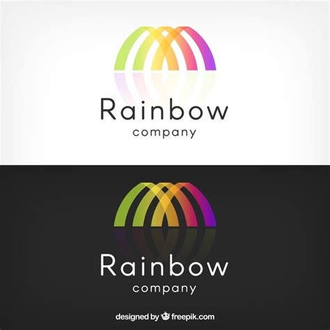 vector rainbow logo