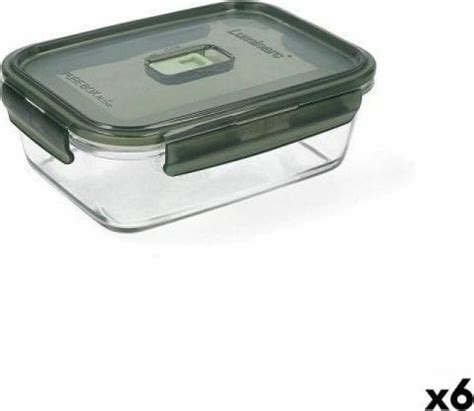 Luminarc Hermetyczne Pudełko Na Lunch Pure Box 19X13Cm 1 22L Ciemna