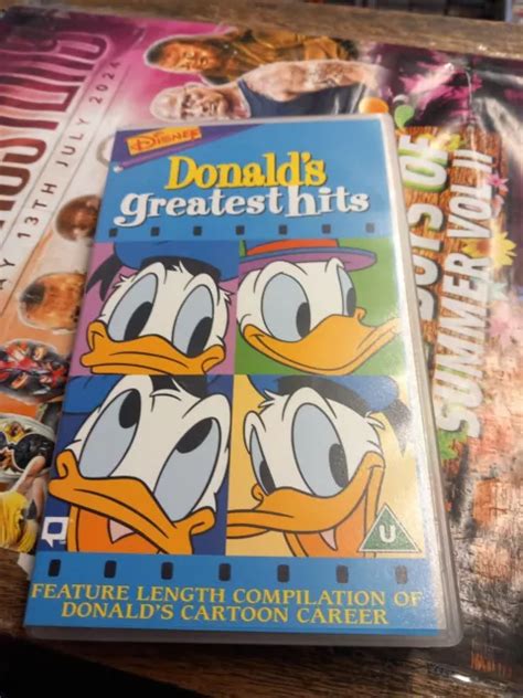 DISNEY DONALDS GREATEST Hits Video Pal Vhs Rare 8 99 PicClick UK