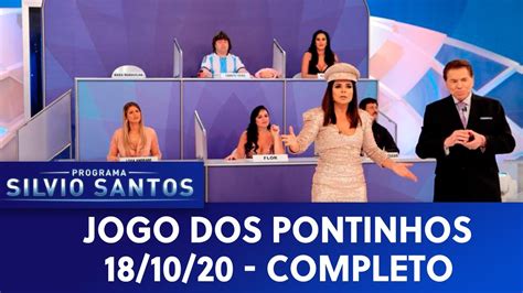 Jogo Dos Pontinhos Programa Silvio Santos 18 10 20 YouTube