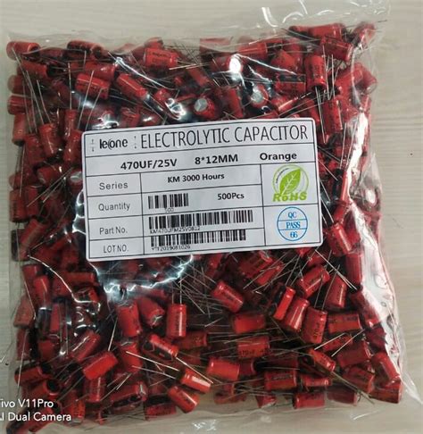 Leone Electrolytic Capacitors 470 UF 25V At Rs 1 30 Piece In Mumbai