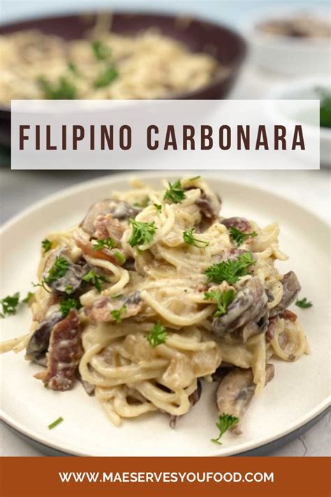 Carbonara Recipe Filipino Style Artofit