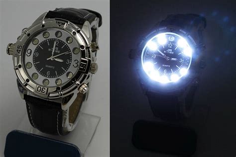 Led Flashlight Watch The Awesomer