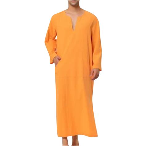 Muslim Clothes For Men Sale Clearance Muslim Robe Long Sleeve