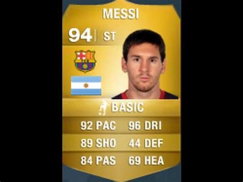 Fifa Messi Player Review In Game Stats Ultimate Team Youtube