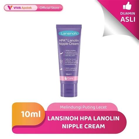 Jual Lansinoh Hpa Lanolin Nipple Cream Melindungi Puting Lecet Ml